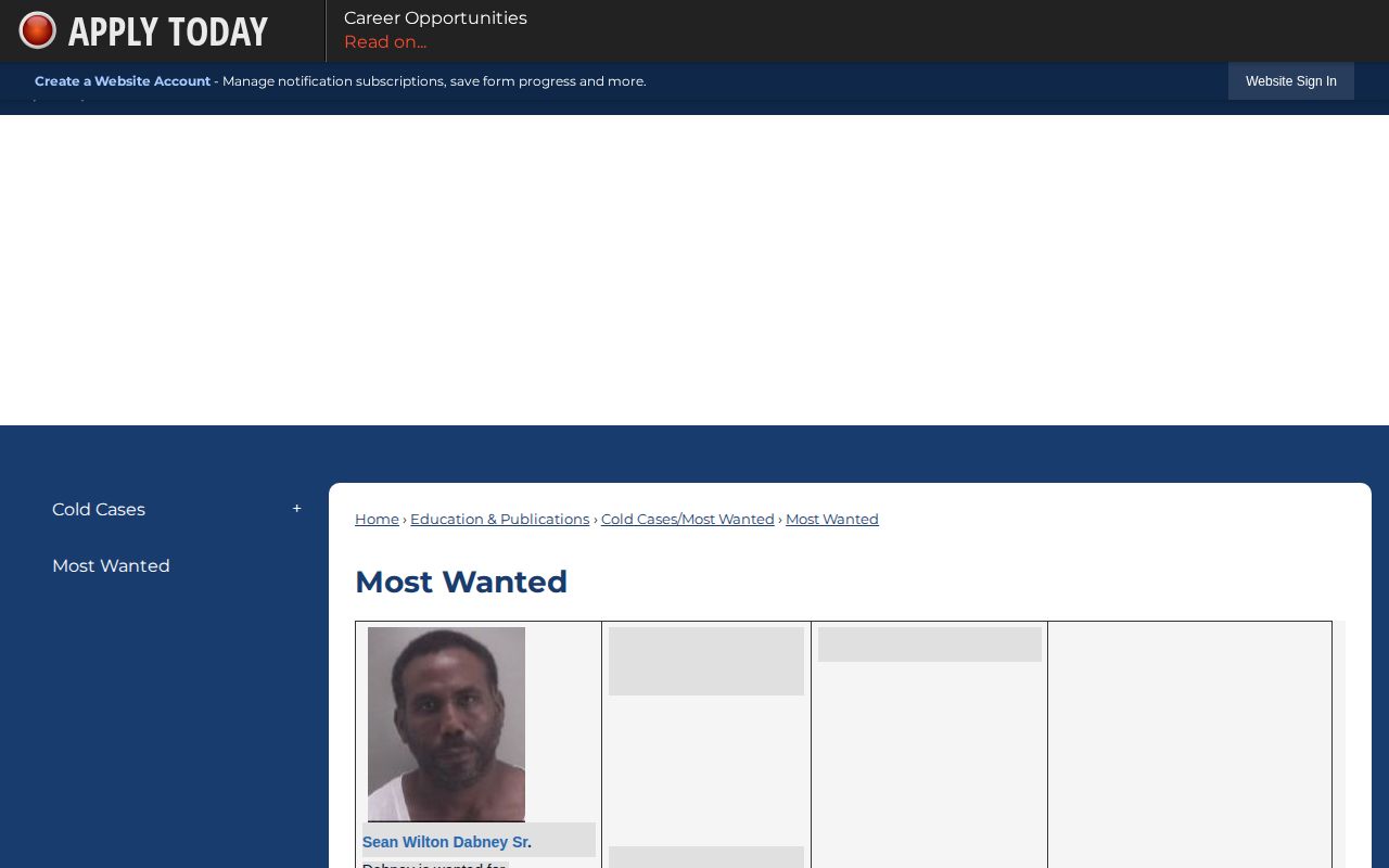 Hanover County Sheriff official wanted fugitives page